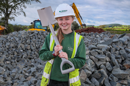 Sophie Watson of contractor R H Irving